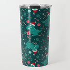 Christmas Dinosaurs Dinos Dinosaur Travel Mug Gallery Image 1