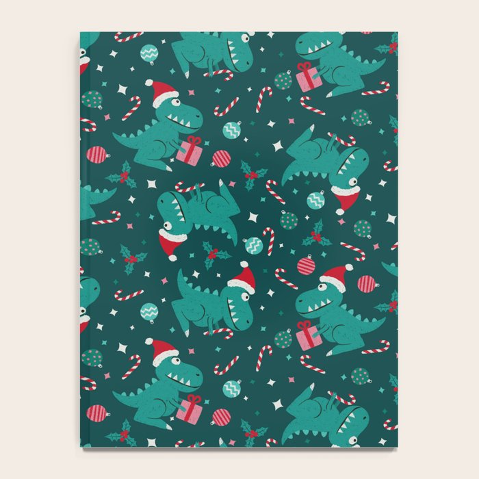 Christmas Dinosaurs Dinos Dinosaur Notebook Gallery Image 4
