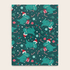 Christmas Dinosaurs Dinos Dinosaur Notebook Gallery Image 4