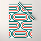 Retro Holiday 01A Wrapping Paper Gallery Image 1