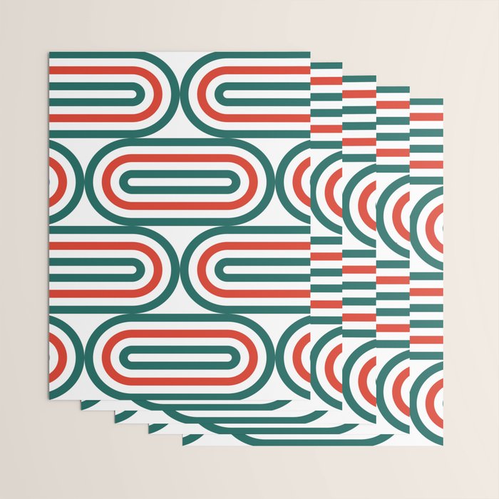 Retro Holiday 01A Wrapping Paper Gallery Image 3