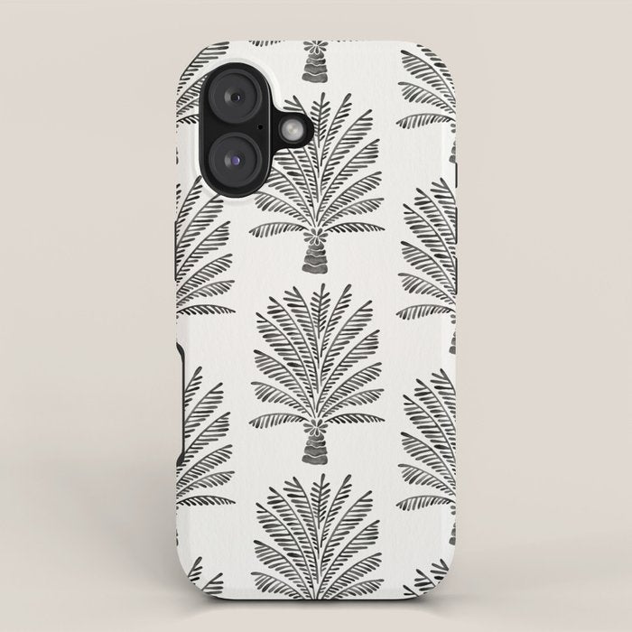 Palm Tree - Black iPhone Case Gallery Image 1