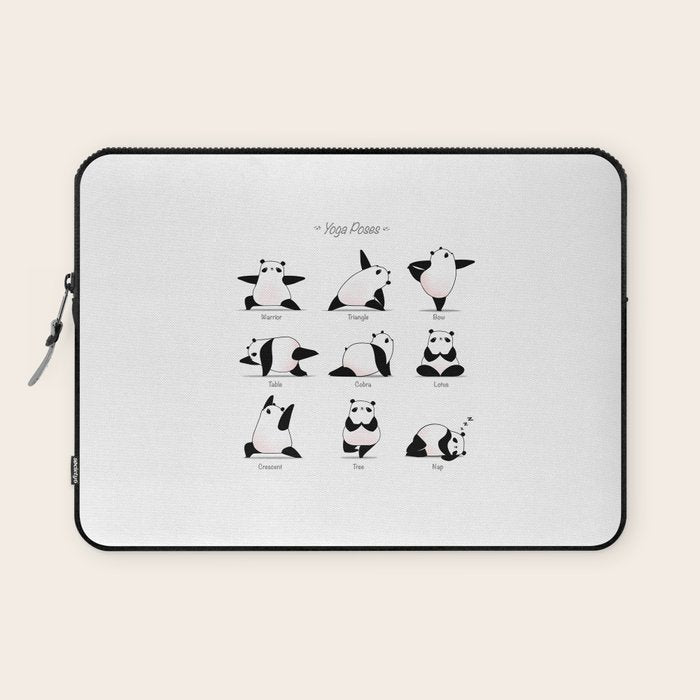 Yoga Panda II Laptop Sleeve Gallery Image 1