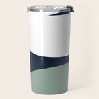 Abstract Flora - navy Travel Mug Gallery Image 2