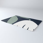 Abstract Flora - navy Rug Gallery Image 3