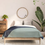 Abstract Flora - navy Comforter Gallery Image 3