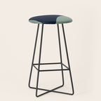 Abstract Flora - navy Stool Gallery Image 1