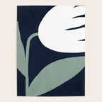 Abstract Flora - navy Poster Gallery Image 4