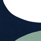 Abstract Flora - navy Coffee Mug Gallery Image 2