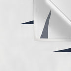 Abstract Flora - navy Wall Tapestry Gallery Image 3