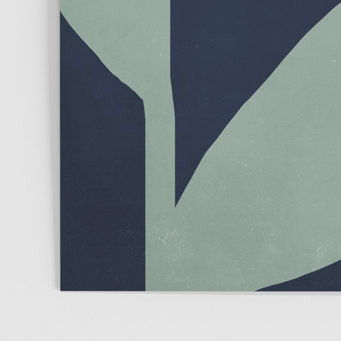 Abstract Flora - navy Poster Gallery Image 3