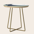 Abstract Flora - navy Side Table Gallery Image 1