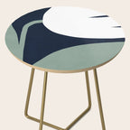 Abstract Flora - navy Side Table Gallery Image 2