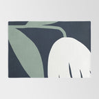 Abstract Flora - navy Rug Gallery Image 2