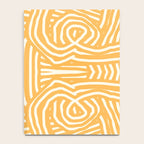 Yellow mustard boho stripe Notebook Gallery Image 4