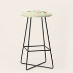 cloudy with a chance of rainbow Stool Gallery Image 1