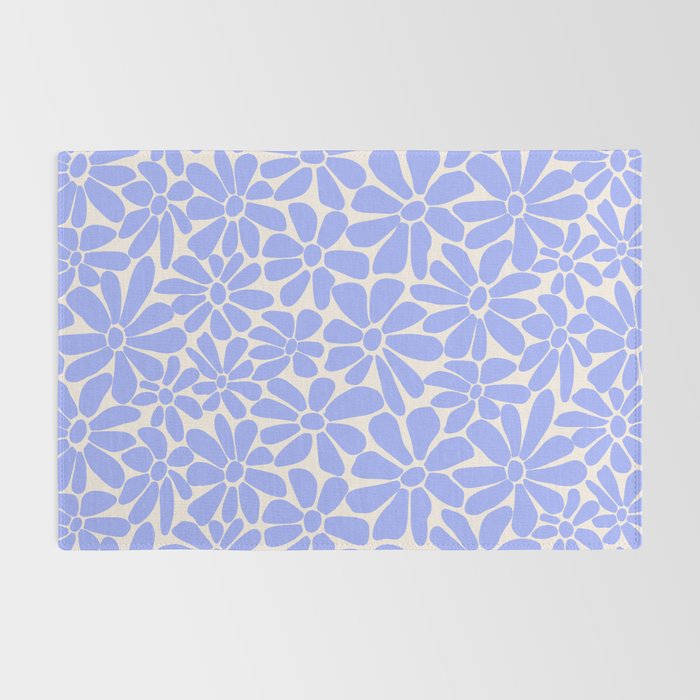 Lavender - Retro Floral  Rug Gallery Image 2