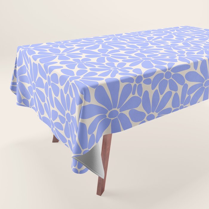 Lavender - Retro Floral  Tablecloth Gallery Image 1