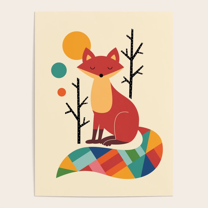 Rainbow Fox Poster Gallery Image 4
