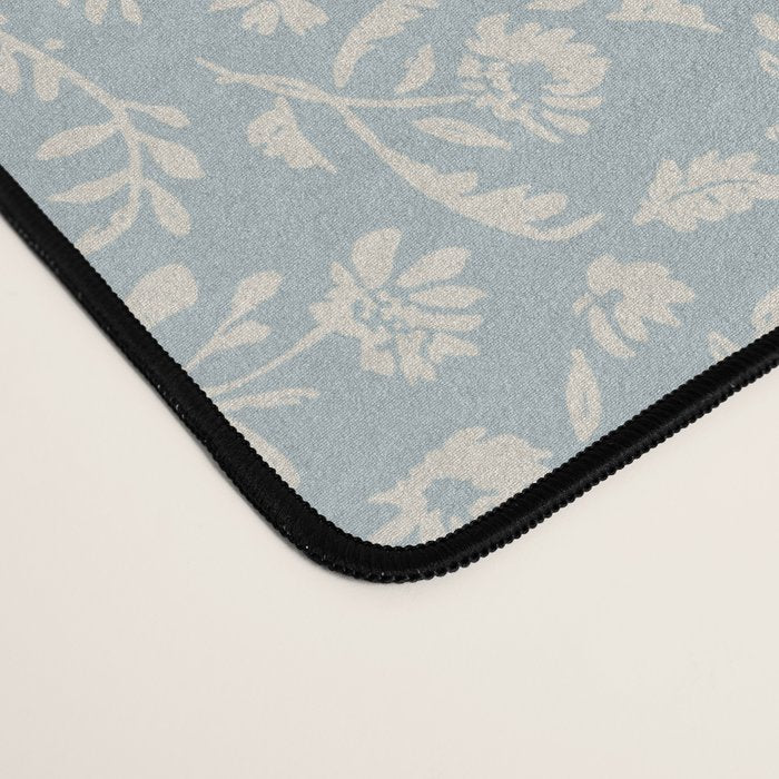 Ditsy Toile Floral - Aquamarine Desk Mat Gallery Image 4