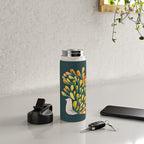 Watercolor Peacock Water Bottle Gallery Image 5