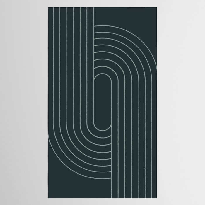 Oval Lines Abstract XXXIX Tablecloth Gallery Image 2