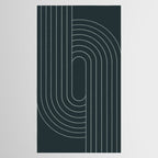 Oval Lines Abstract XXXIX Tablecloth Gallery Image 2