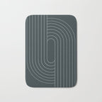 Oval Lines Abstract XXXIX Bath Mat Gallery Image 1