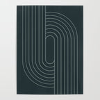 Oval Lines Abstract XXXIX Poster Gallery Image 4