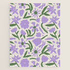 Vintage flower nature art pattern Jigsaw Puzzle Gallery Image 1