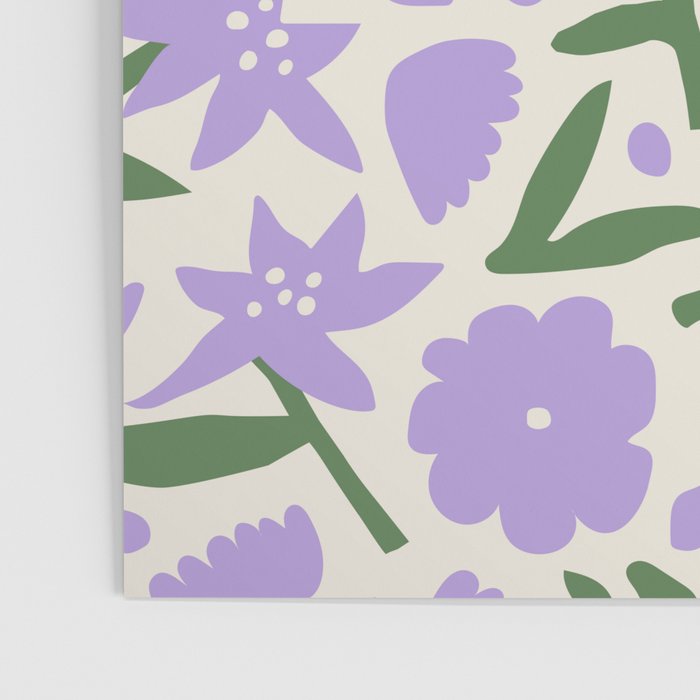 Vintage flower nature art pattern Poster Gallery Image 3