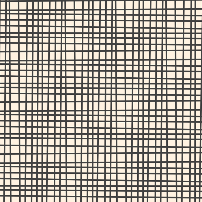 Fine Weave Mid-Century Modern Woven Pattern in Charcoal Gray and Almond Cream Coffee Mug Gallery Image 2