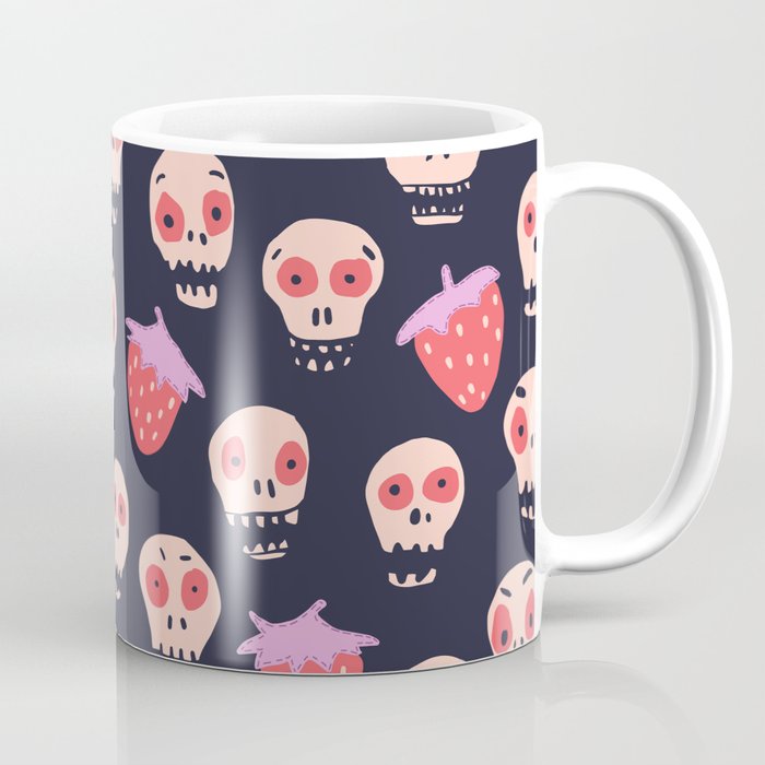 Skulls and strawberries Coffee Mug Gallery Image 1