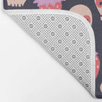Skulls and strawberries Bath Mat Gallery Image 2