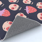 Skulls and strawberries Rug Gallery Image 4