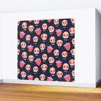 Skulls and strawberries Wall Mural Gallery Image 2