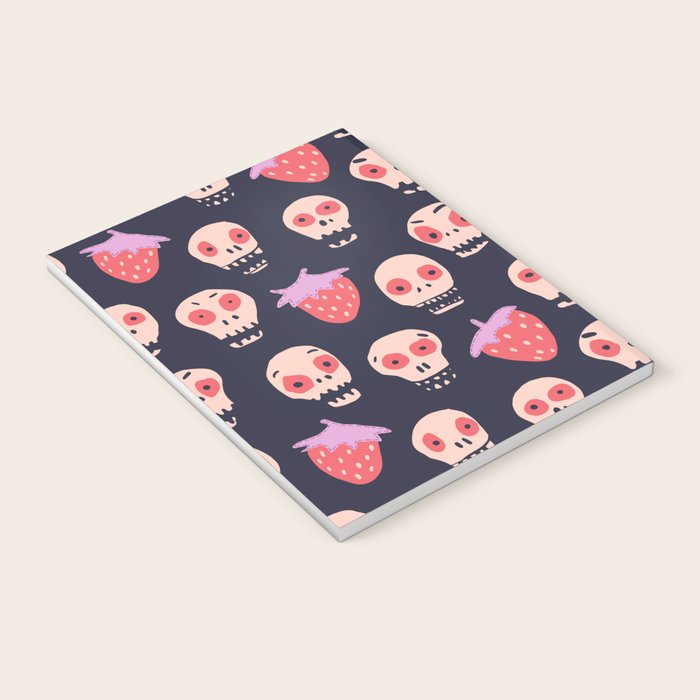 Skulls and strawberries Notebook Gallery Image 3