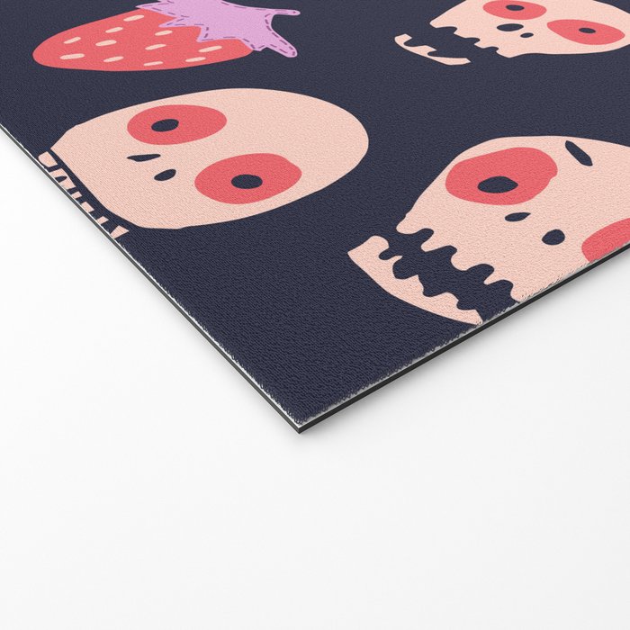 Skulls and strawberries Welcome Mat Gallery Image 2