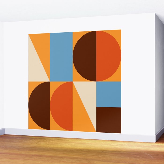 Mid Century 40C Wall Mural Gallery Image 2