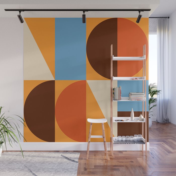 Mid Century 40C Wall Mural Gallery Image 1