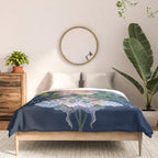 Moth Flower Bouquet Comforter Gallery Image 3