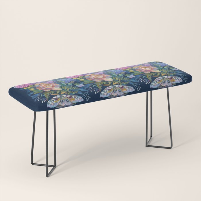 Moth Flower Bouquet Bench Gallery Image 1
