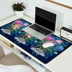 Moth Flower Bouquet Desk Mat Gallery Image 2