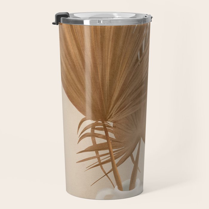 Palm Leaf Decoration Travel Mug Gallery Image 3