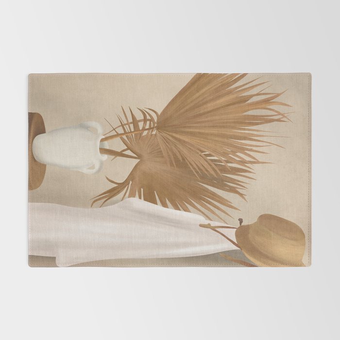 Palm Leaf Decoration Rug Gallery Image 2