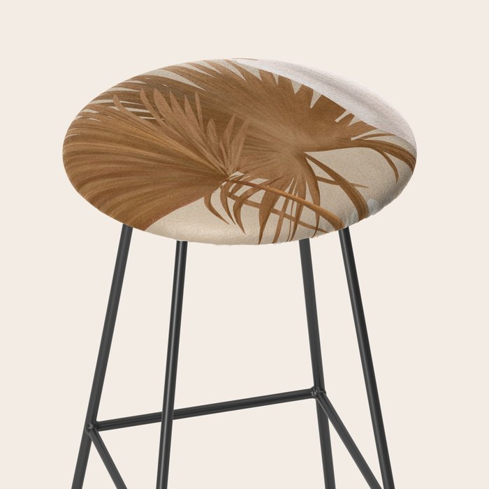 Palm Leaf Decoration Stool Gallery Image 2