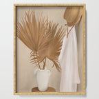 Palm Leaf Decoration Serving Tray Gallery Image 1
