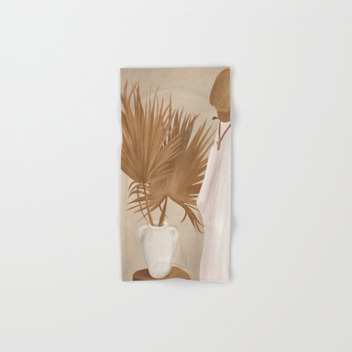 Palm Leaf Decoration Bath Towel Gallery Image 1