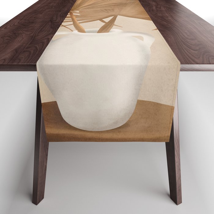 Palm Leaf Decoration Table Runner Gallery Image 1