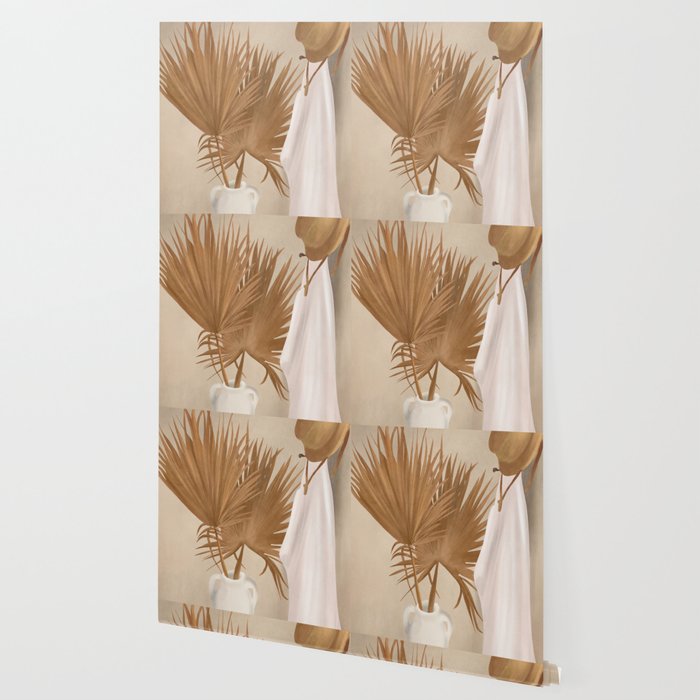 Palm Leaf Decoration Wallpaper Gallery Image 2